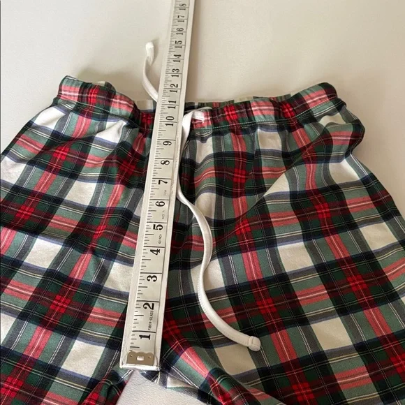 The Beaufort Bonnet Company Pajama Set Aiken Plaid Pima Cotton Holiday Size XS - Picture 13 of 14